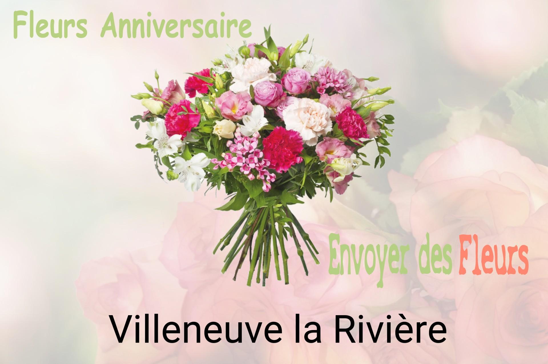 Bouquet de fleurs d’anniversaire livré à Villeneuve-la-Rivière