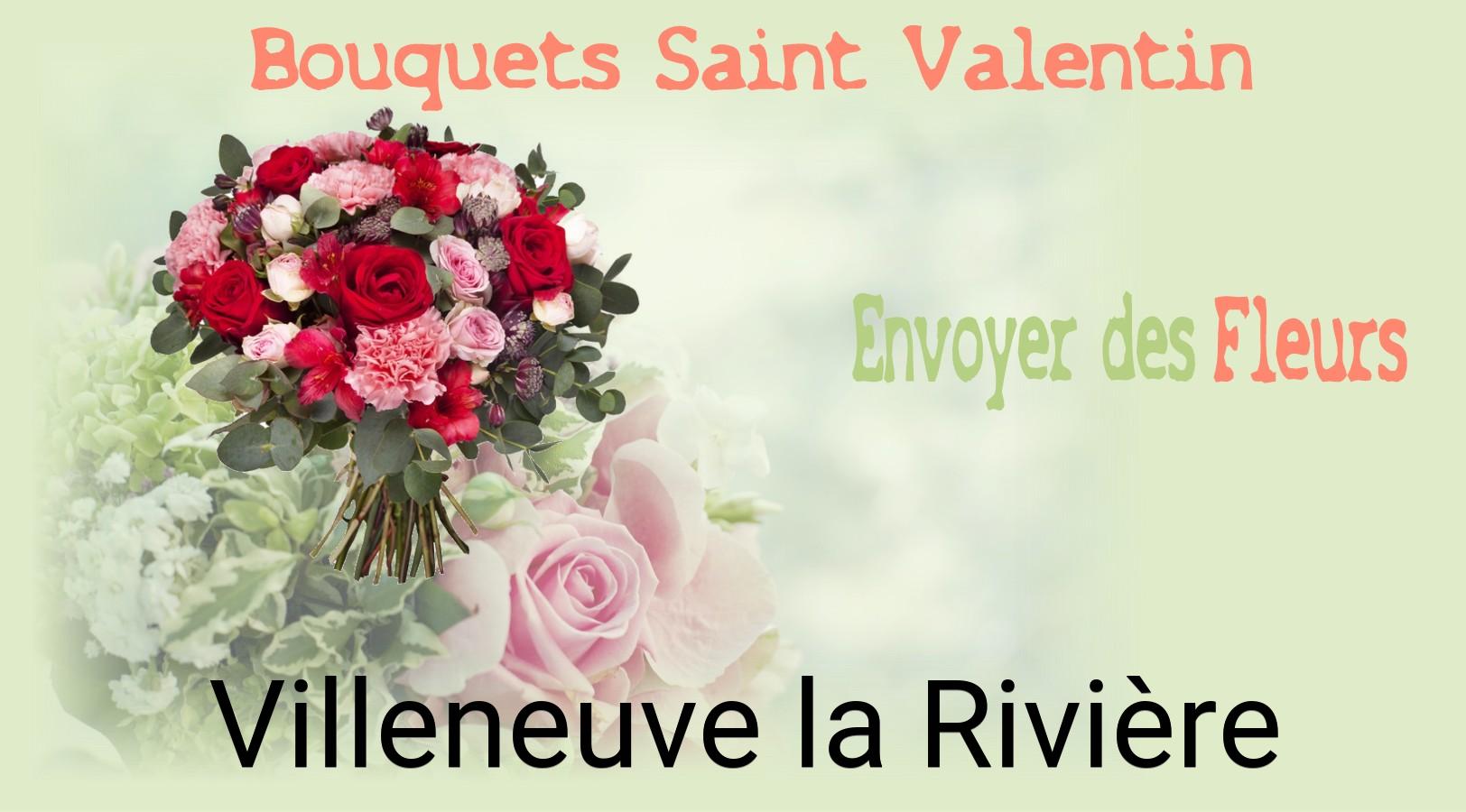 Roses de Saint-Valentin livrées à Villeneuve-la-Rivière